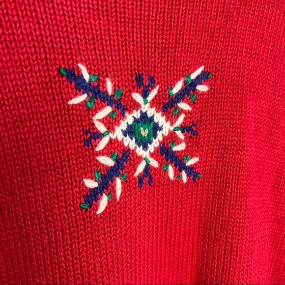 Talbots Christmas Turtleneck Sweater - Picture 6 of 7
